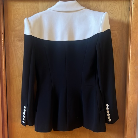 Sergio Hudson Two-Tone Spectator Blazer, Size 10 NWT $1,495 - Picture 7 of 13